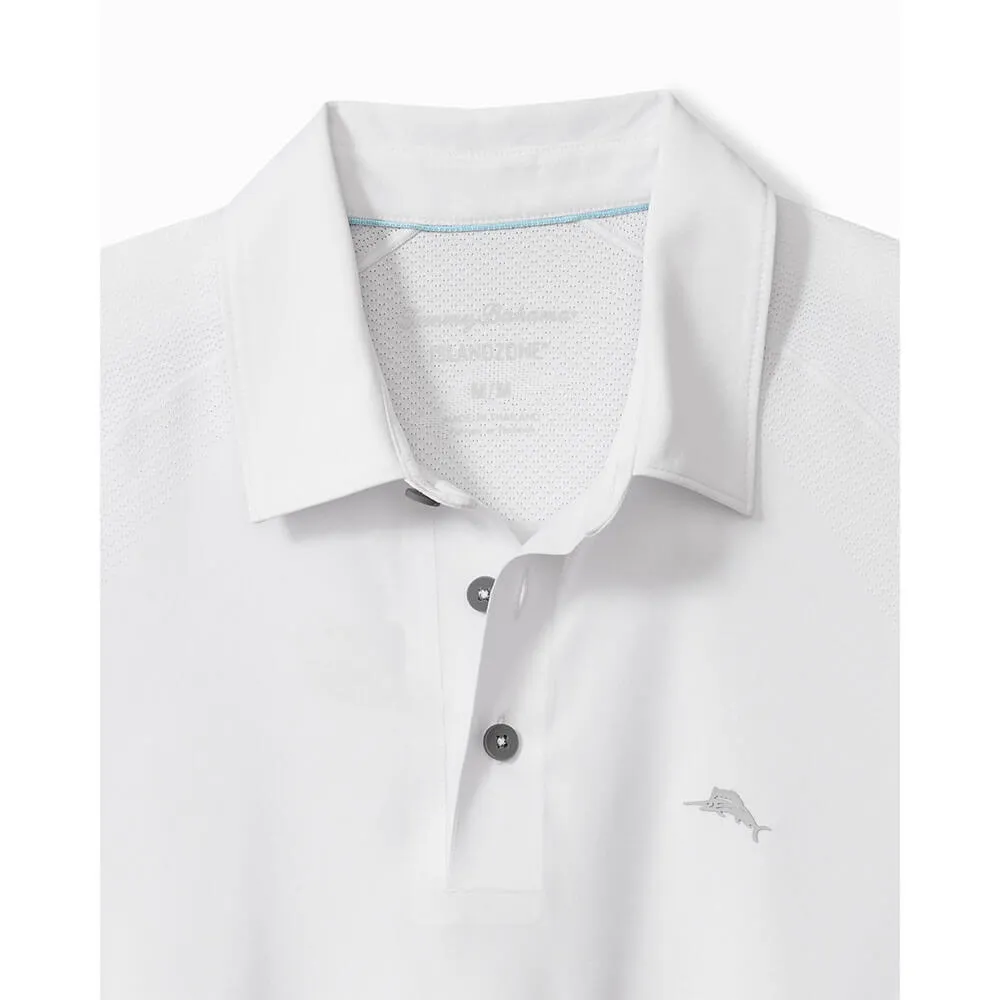 Tommy Bahama Islandzone Performance Palm Coast Polo Shirt - White Tommy Bahama Clothing