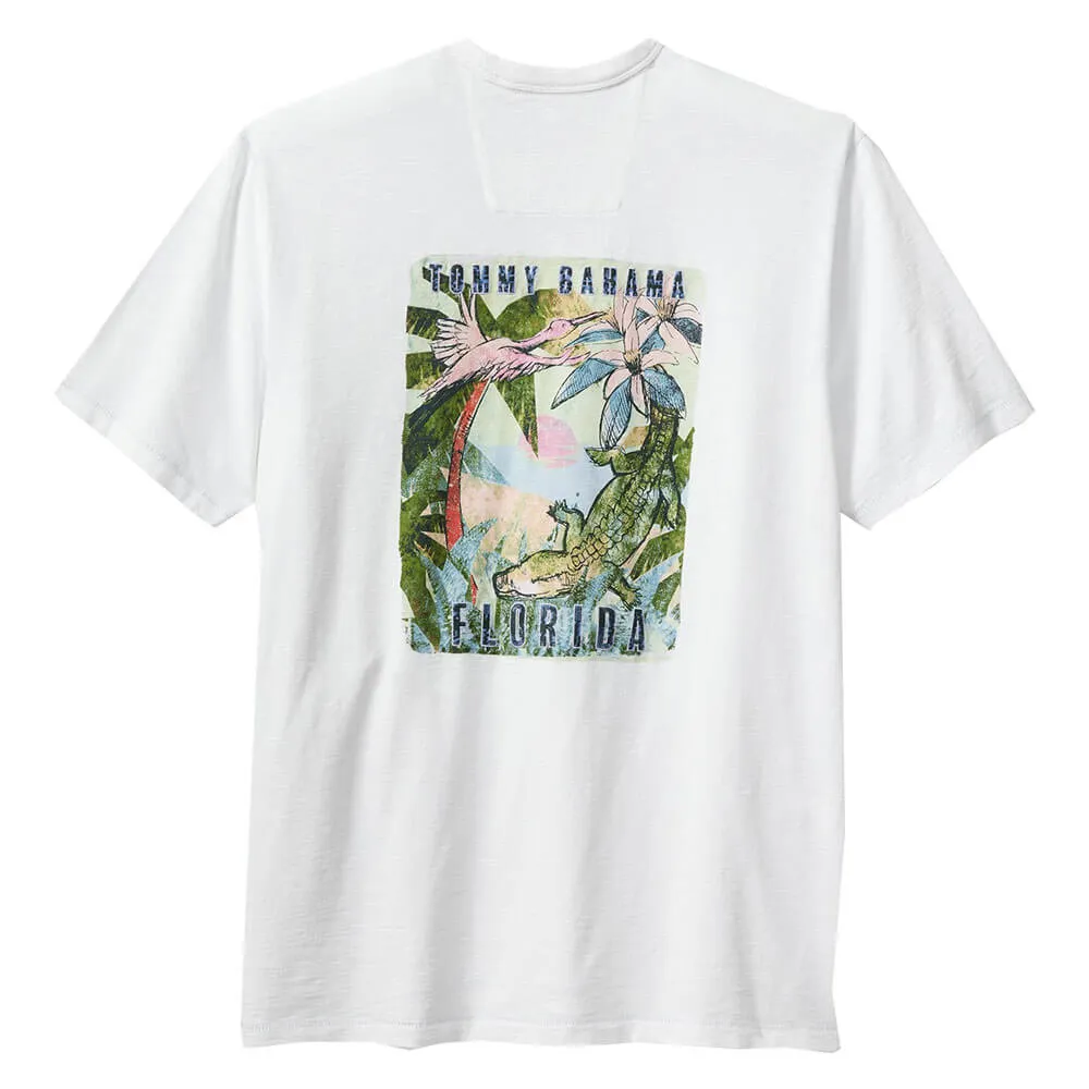 Tommy Bahama Later Gator Lux Tee T-Shirt - White Tommy Bahama Clothing