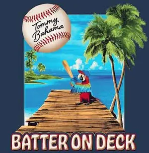 Tommy Bahama Men's Batter On Deck T-Shirt - Navy Mens Tommy Bahama