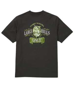 Tommy Bahama Men's Big & Tall Large Bills Only T-Shirt - Coal Heather Mens Tommy Bahama