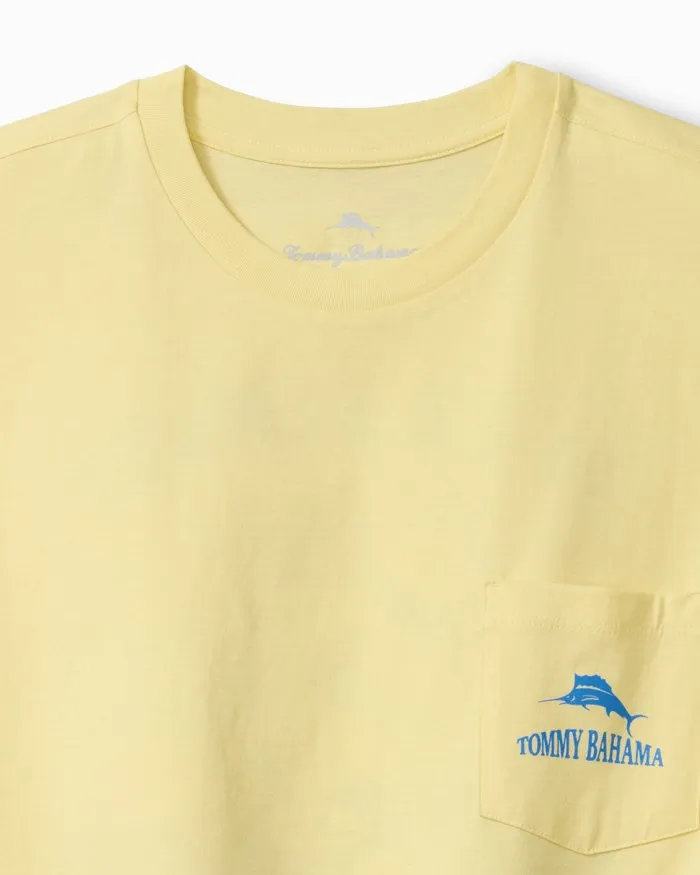 Tommy Bahama Men's Big & Tall Mixed Drinks Pocket T-Shirt - Light Mens Tommy Bahama