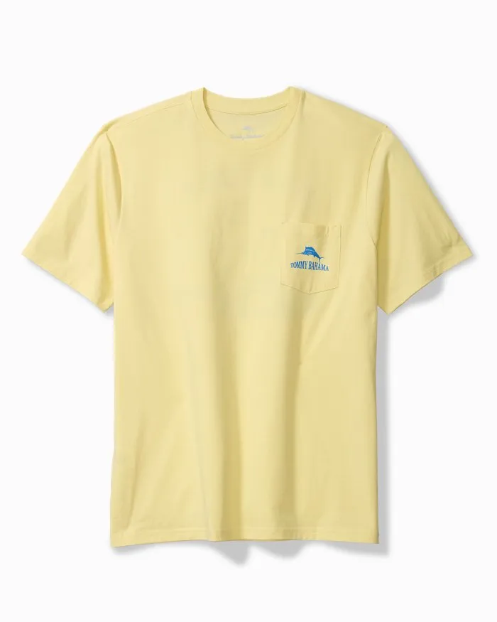 Tommy Bahama Men's Big & Tall Mixed Drinks Pocket T-Shirt - Light Mens Tommy Bahama