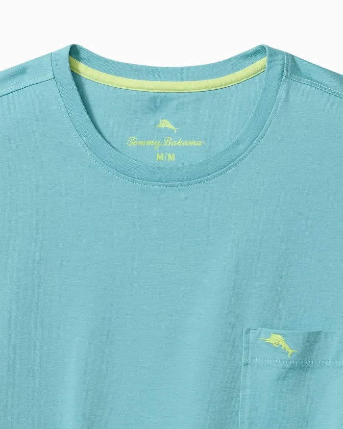 Tommy Bahama Men's Big & Tall New Bali Skyline T-Shirt - Milky Blue Mens Tommy Bahama