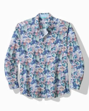 Tommy Bahama Men's Big & Tall Nova Wave Camp Shirt - Aquarius Mens Tommy Bahama