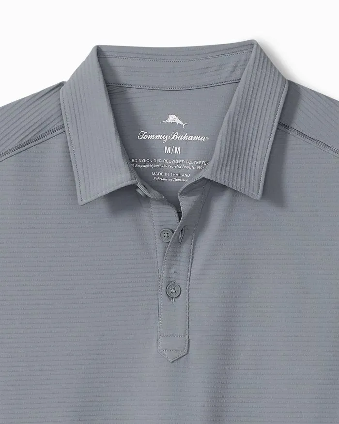 Tommy Bahama Men's Costa Wave Polo Shirt - Iced Slate Mens Tommy Bahama
