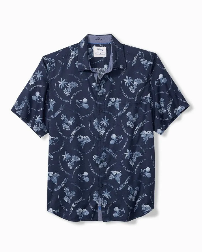 Tommy Bahama Men's Disney Indigo Mouse Camp Shirt - Indigo Mens Tommy Bahama