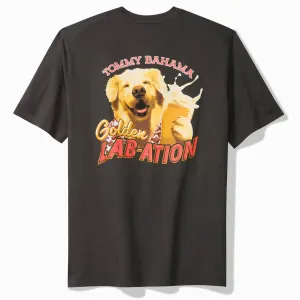 Tommy Bahama Men's Golden Labation T-Shirt - Coal Mens Tommy Bahama