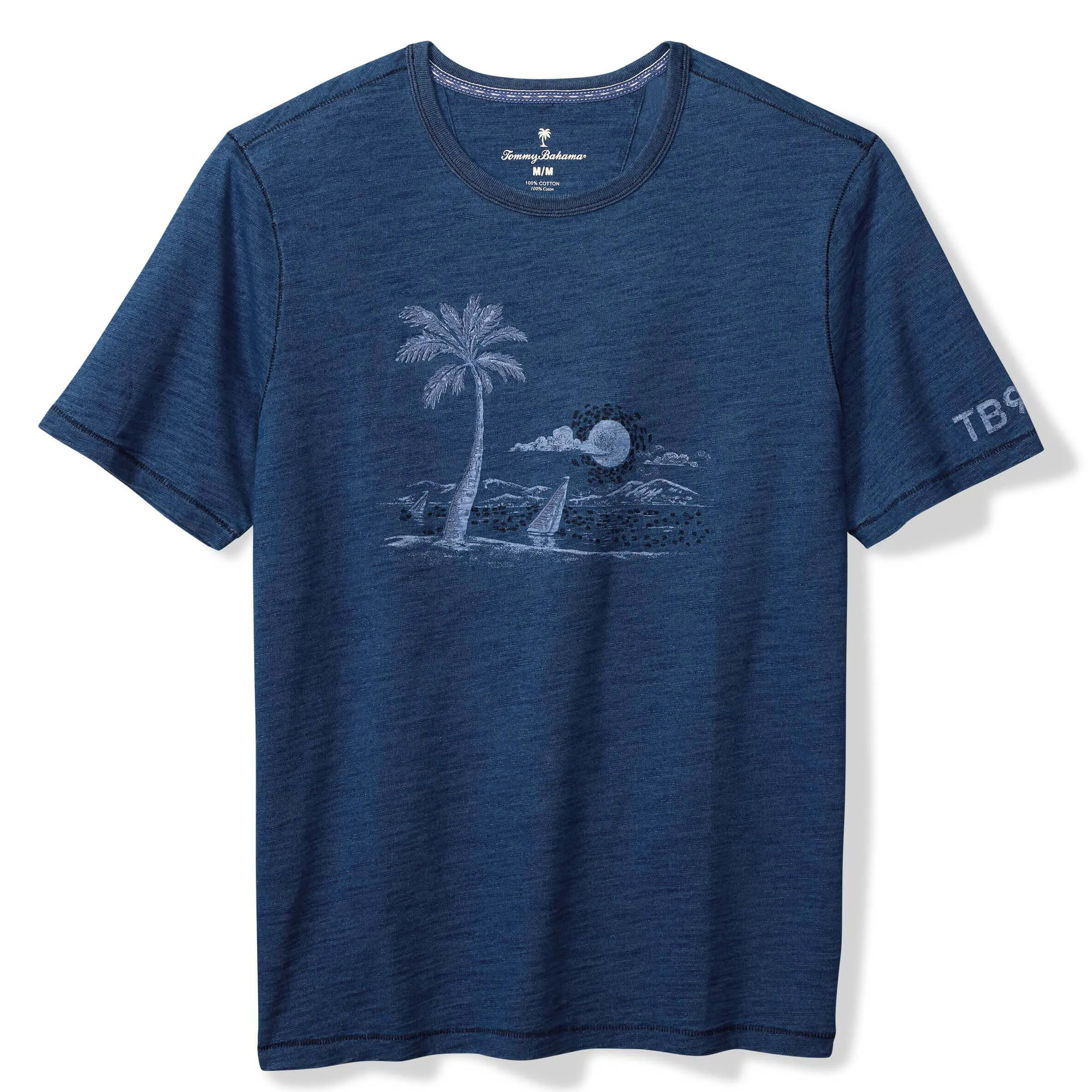 Tommy Bahama Men's Indigo Sails Lux T-Shirt - Indigo Mens Tommy Bahama