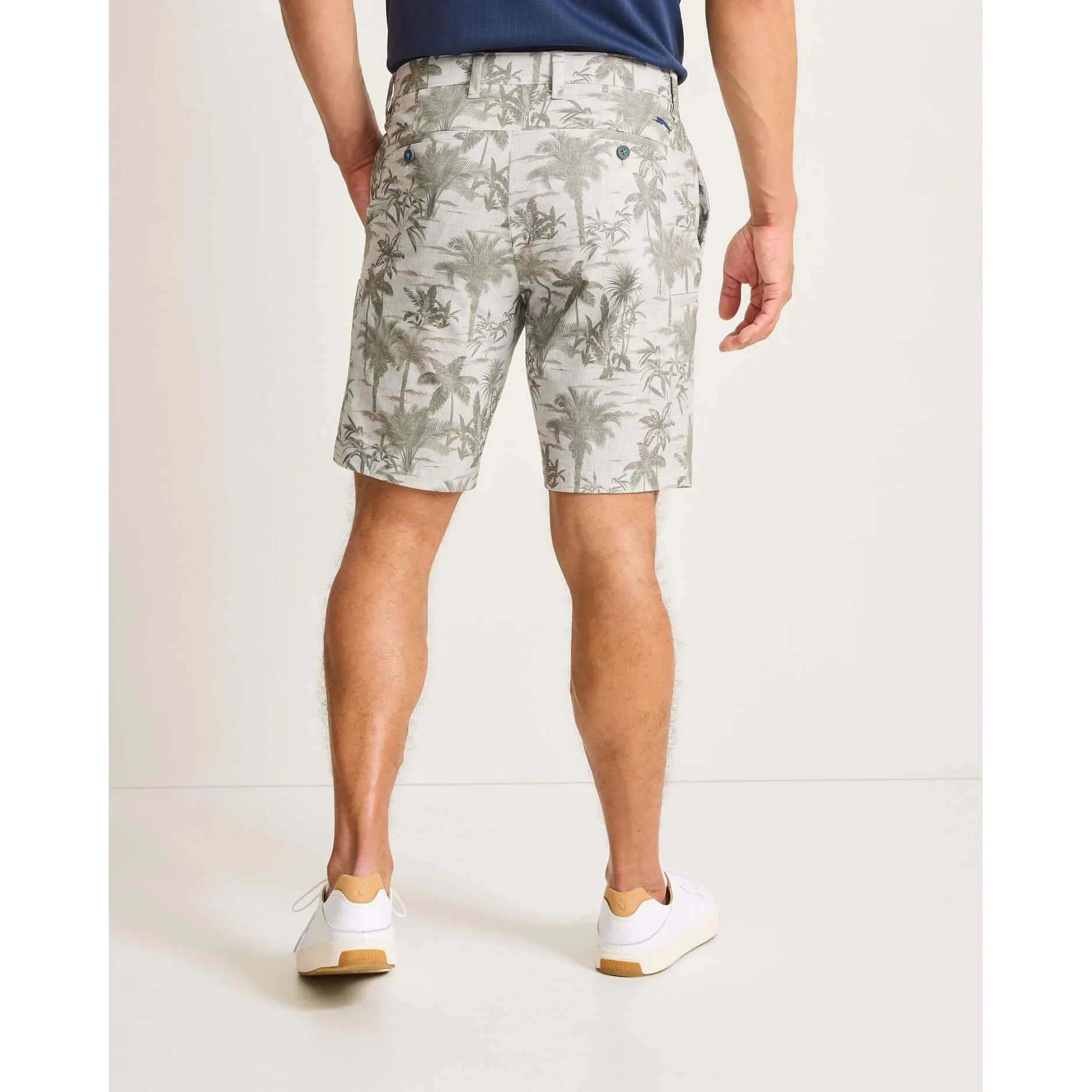 Tommy Bahama Men's IslandZone 9-Inch Bahama Coast Oasis Palms Shorts - Bala Shark Tommy Bahama Clothing