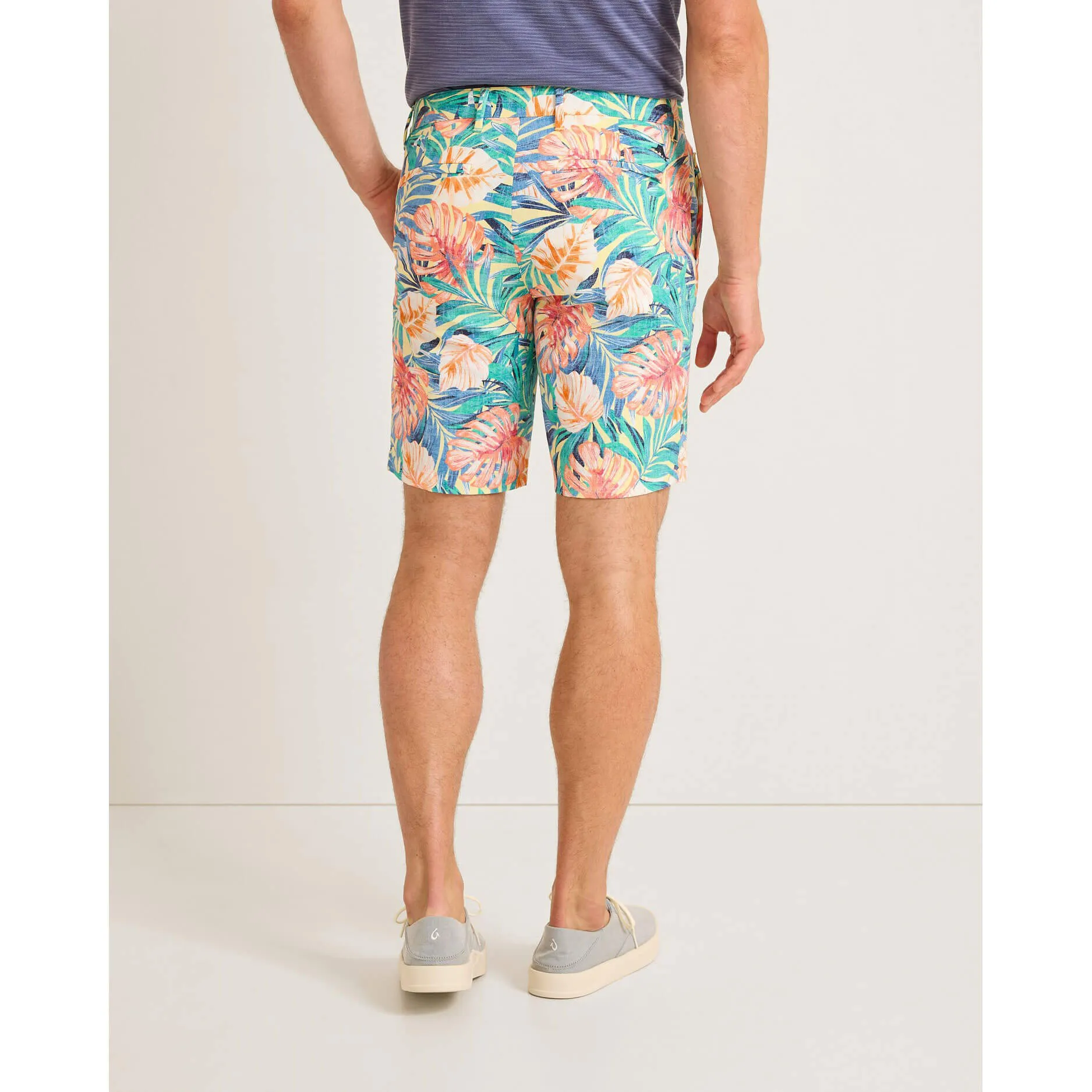 Tommy Bahama Men's IslandZone 9-Inch Chip Shot Positano Palms Shorts - Lychee Tommy Bahama Clothing