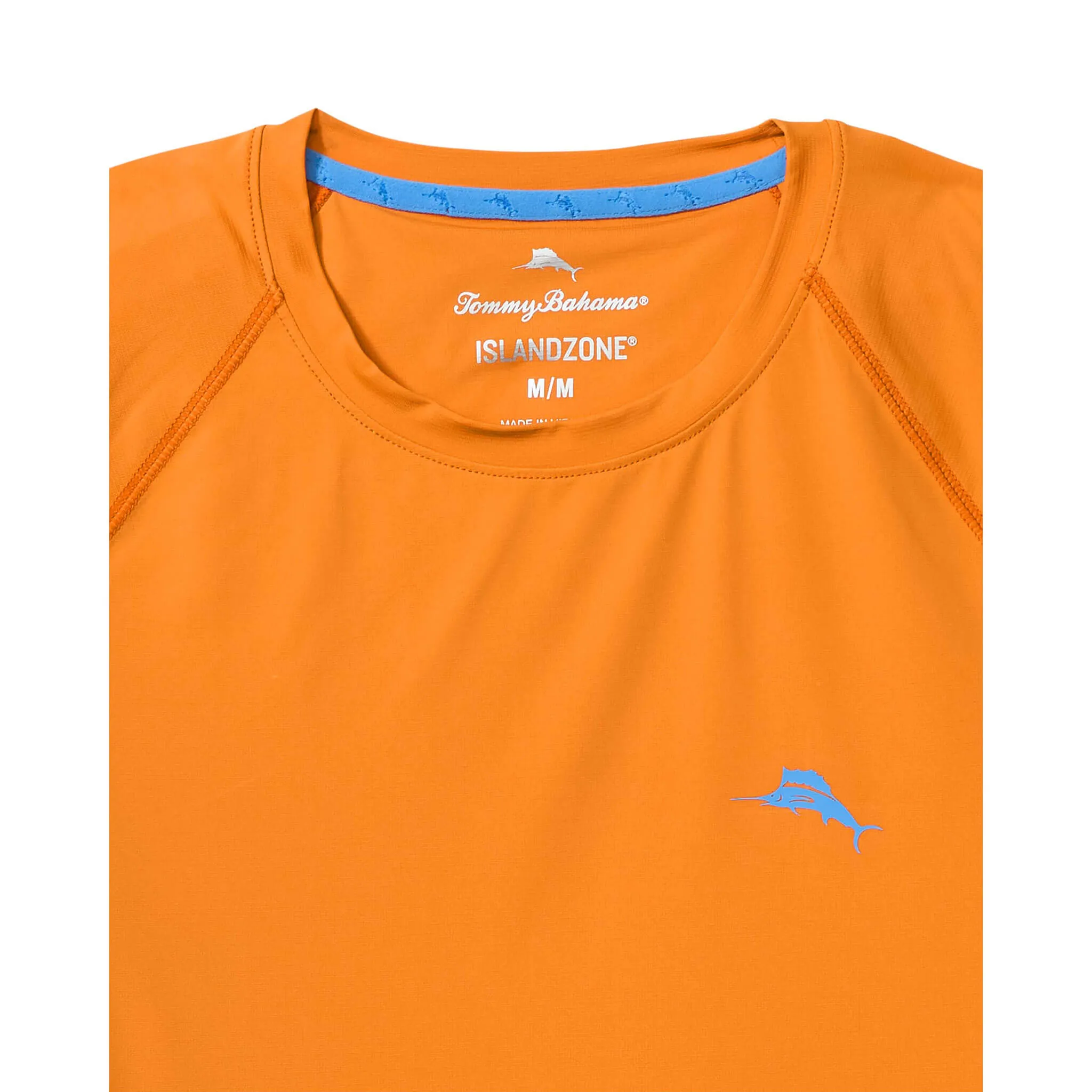 Tommy Bahama Men's IslandZone Chill Time Surf Crew Rash Guard T-Shirt - Lulada Orange Tommy Bahama Clothing