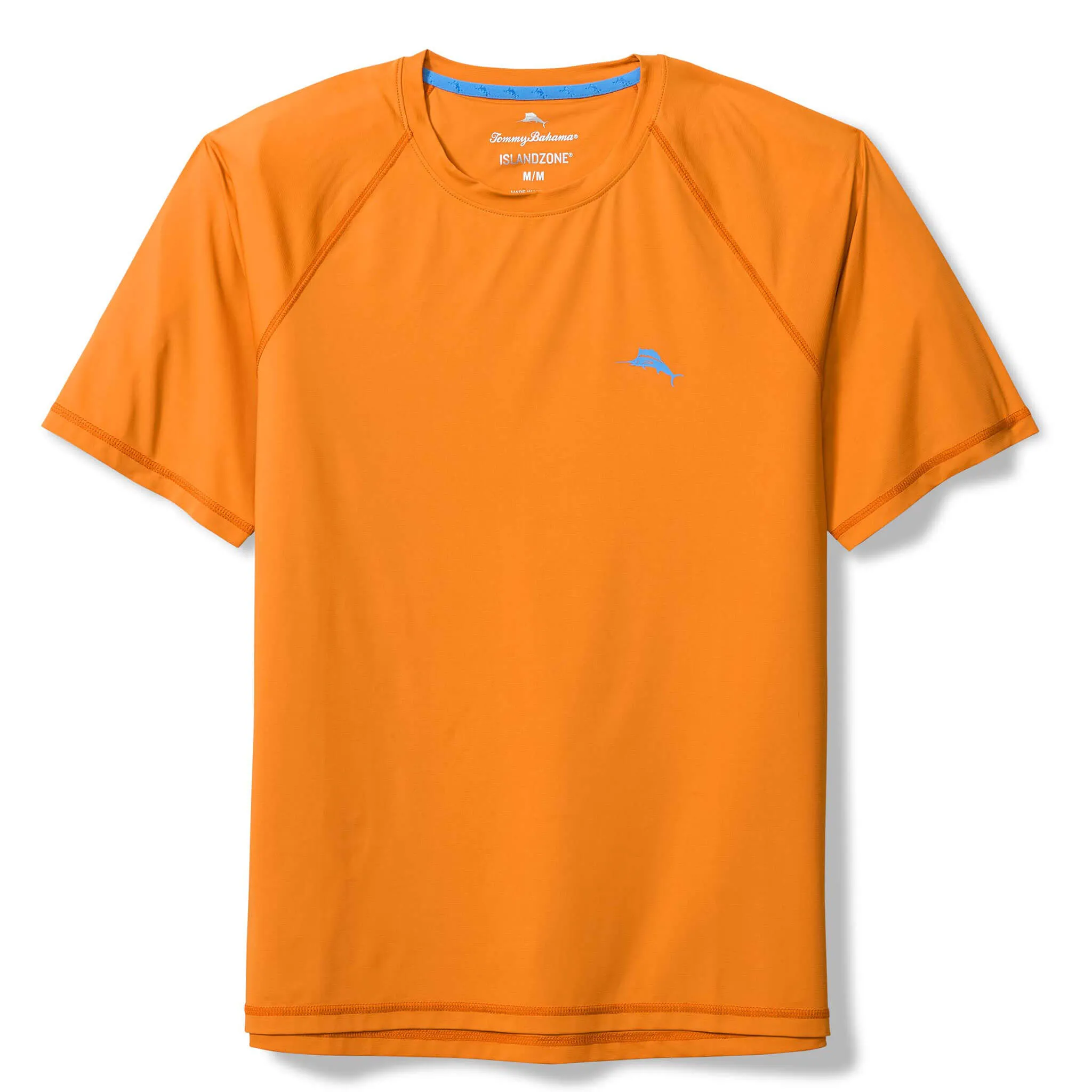 Tommy Bahama Men's IslandZone Chill Time Surf Crew Rash Guard T-Shirt - Lulada Orange Tommy Bahama Clothing