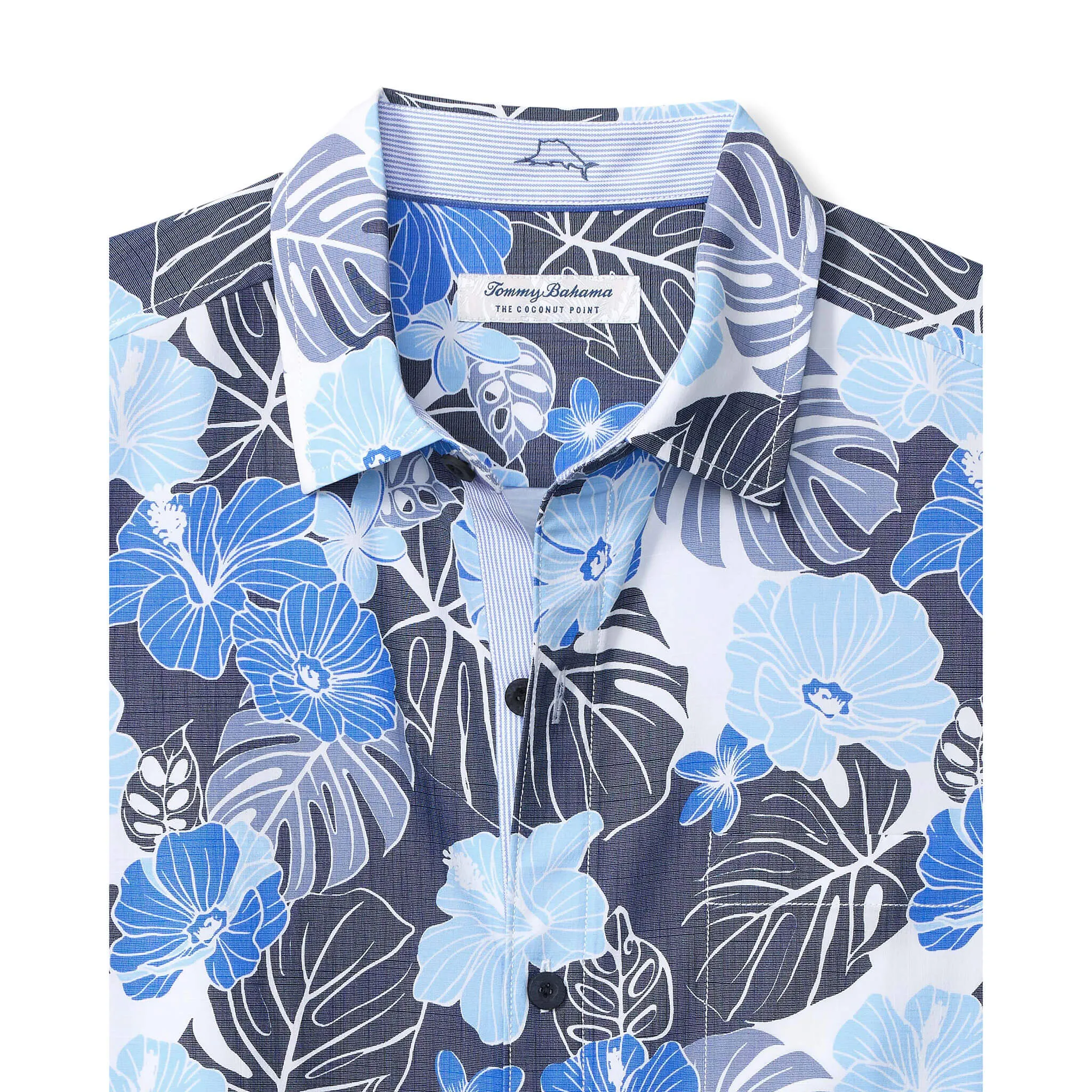 Tommy Bahama Men's IslandZone Coastal Ease Azul Escape Camp Shirt - Atlantic Tommy Bahama Clothing