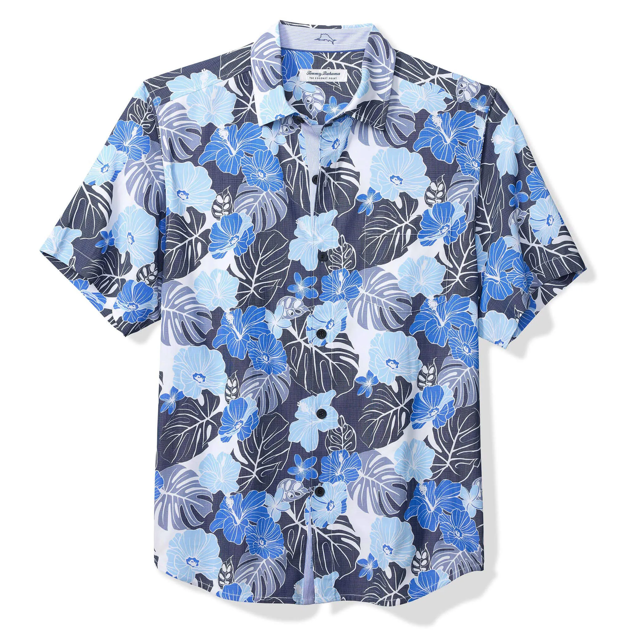 Tommy Bahama Men's IslandZone Coastal Ease Azul Escape Camp Shirt - Atlantic Tommy Bahama Clothing