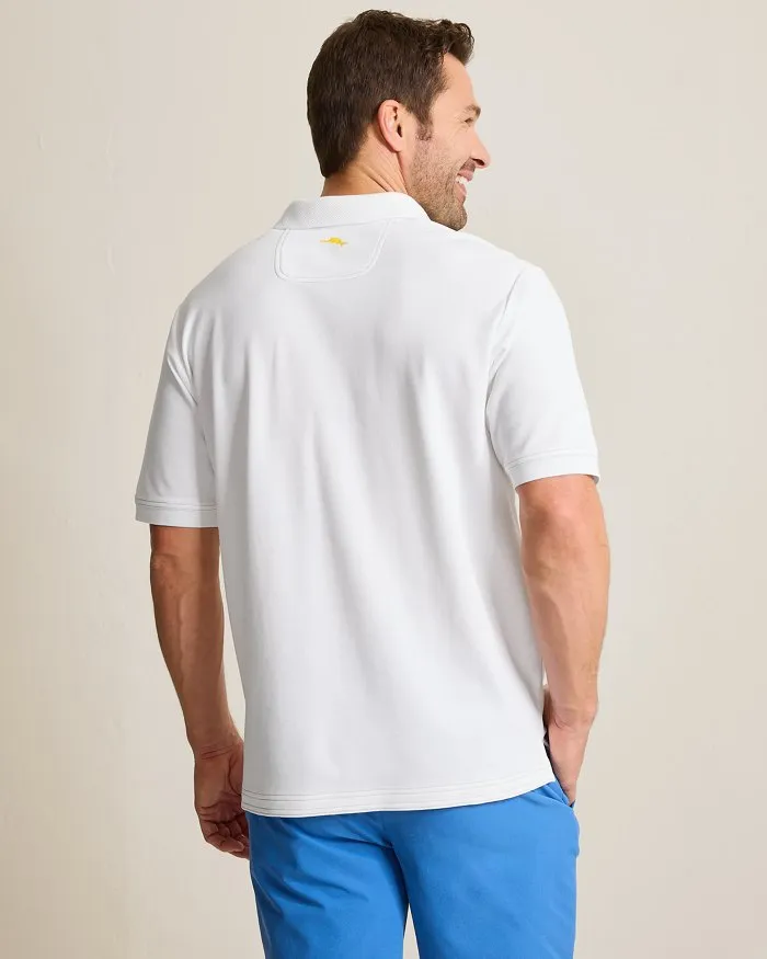 Tommy Bahama Men's IslandZone Disney Magical Mouse Polo Shirt - Bright White Mens Tommy Bahama