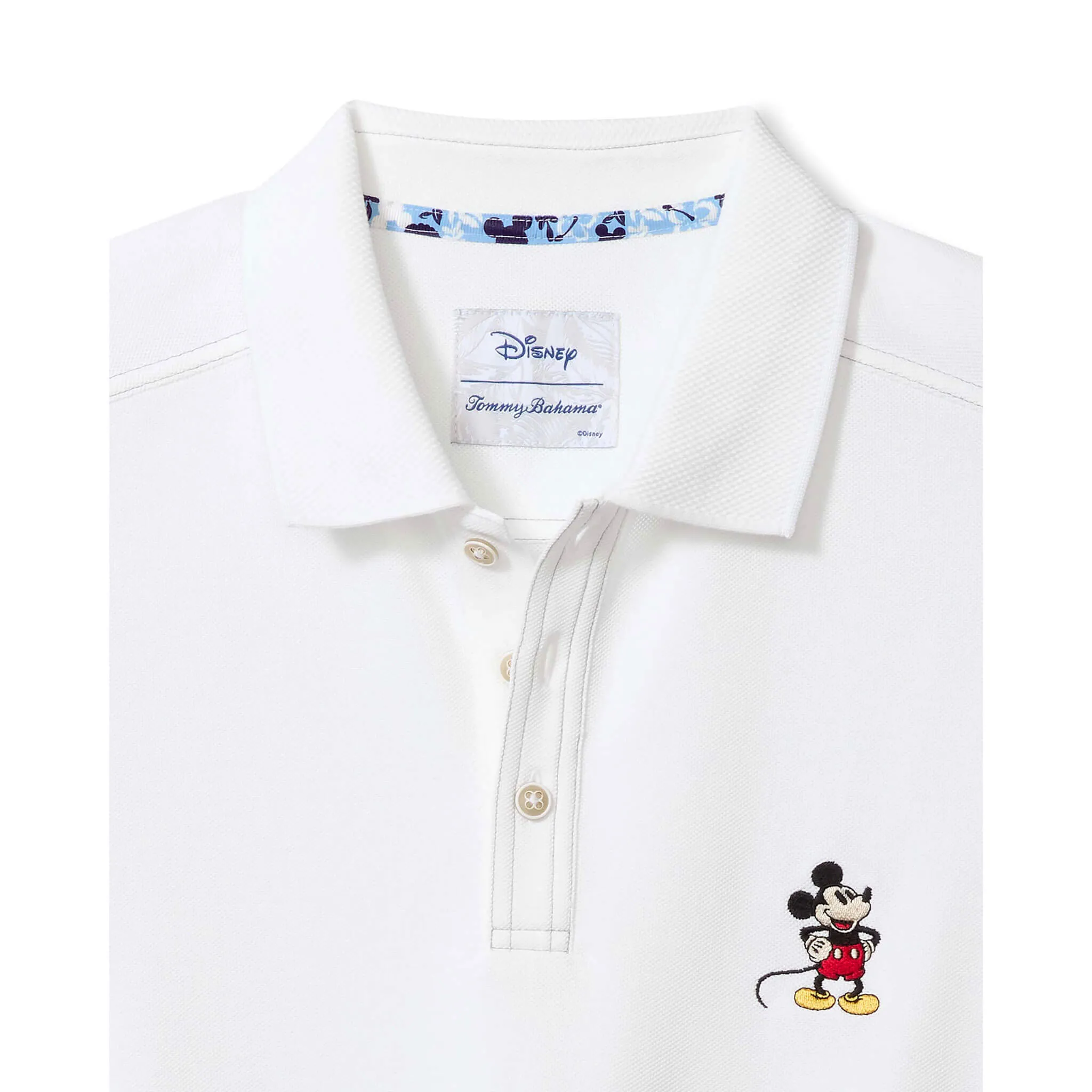 Tommy Bahama Men's IslandZone Disney Magical Mouse Polo Shirt - Bright White Mens Tommy Bahama