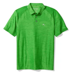 Tommy Bahama Men's IslandZone Palm Coast Pro Polo Shirt - Vibrant Green Mens Tommy Bahama