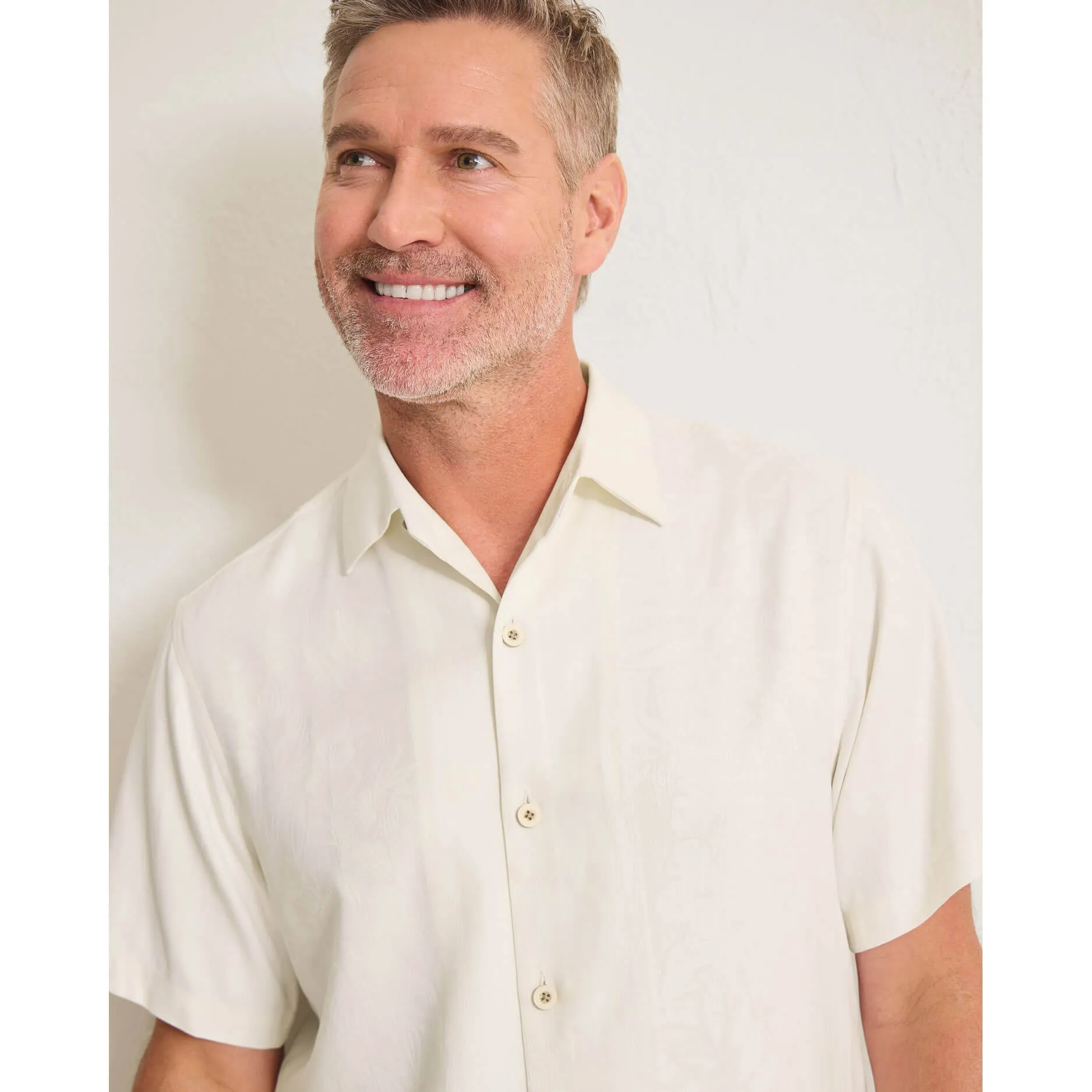 Tommy Bahama Men's Maui Border Silk Camp Shirt - Continental Mens Tommy Bahama