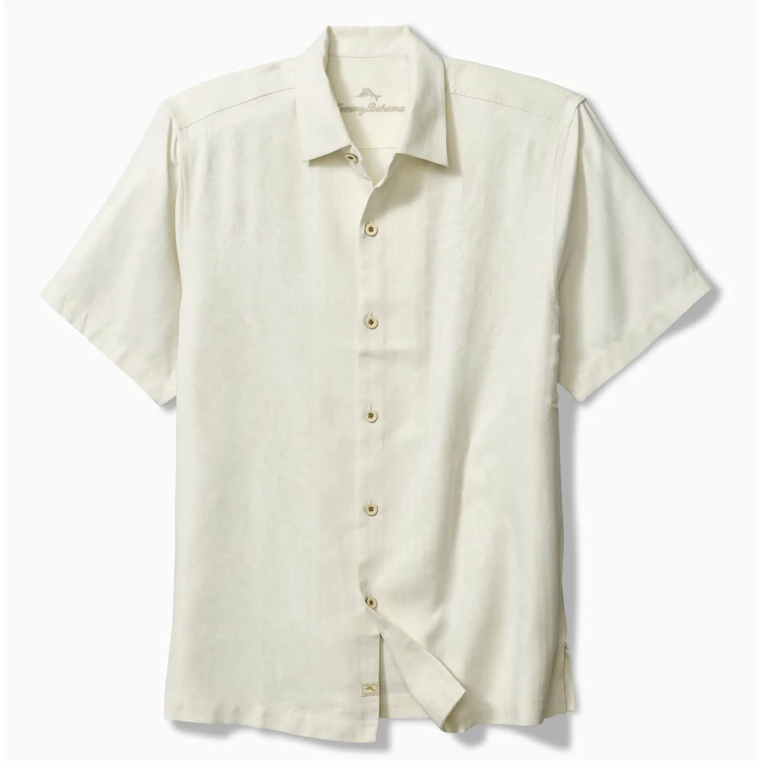 Tommy Bahama Men's Maui Border Silk Camp Shirt - Continental Mens Tommy Bahama