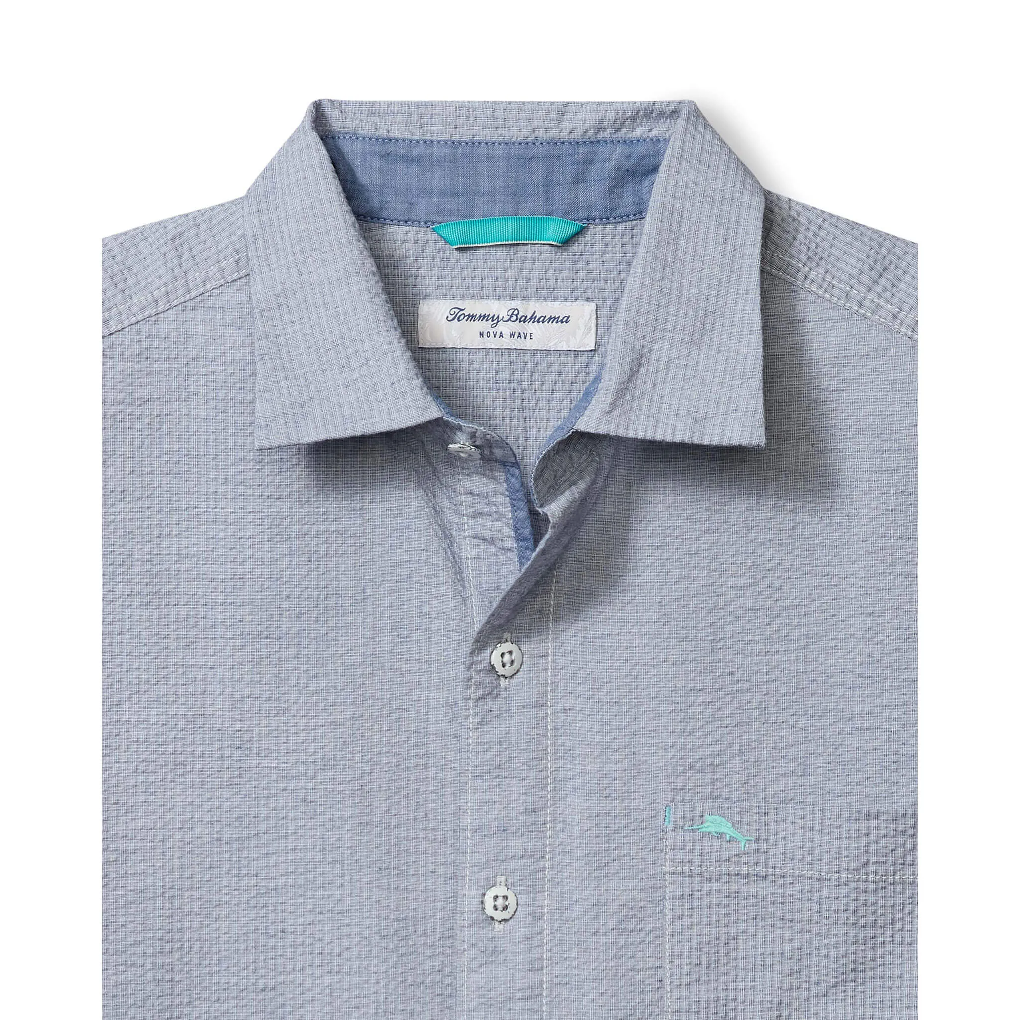 Tommy Bahama Men's Nova Wave Camp Shirt - Chambray Blue Mens Tommy Bahama