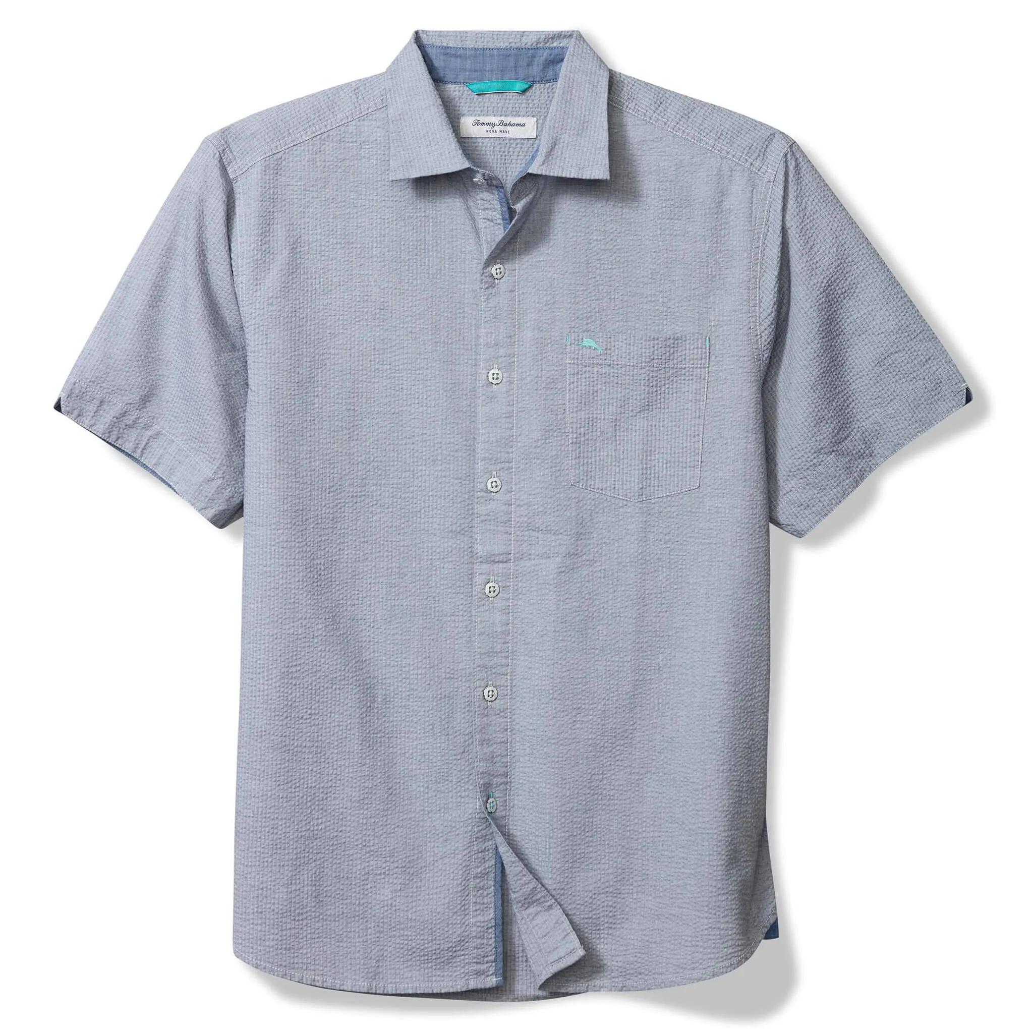 Tommy Bahama Men's Nova Wave Camp Shirt - Chambray Blue Mens Tommy Bahama