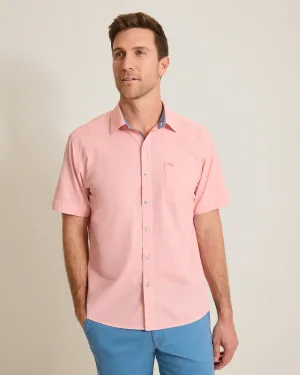 Tommy Bahama Men's Nova Wave Camp Shirt - Pure Salmon Mens Tommy Bahama
