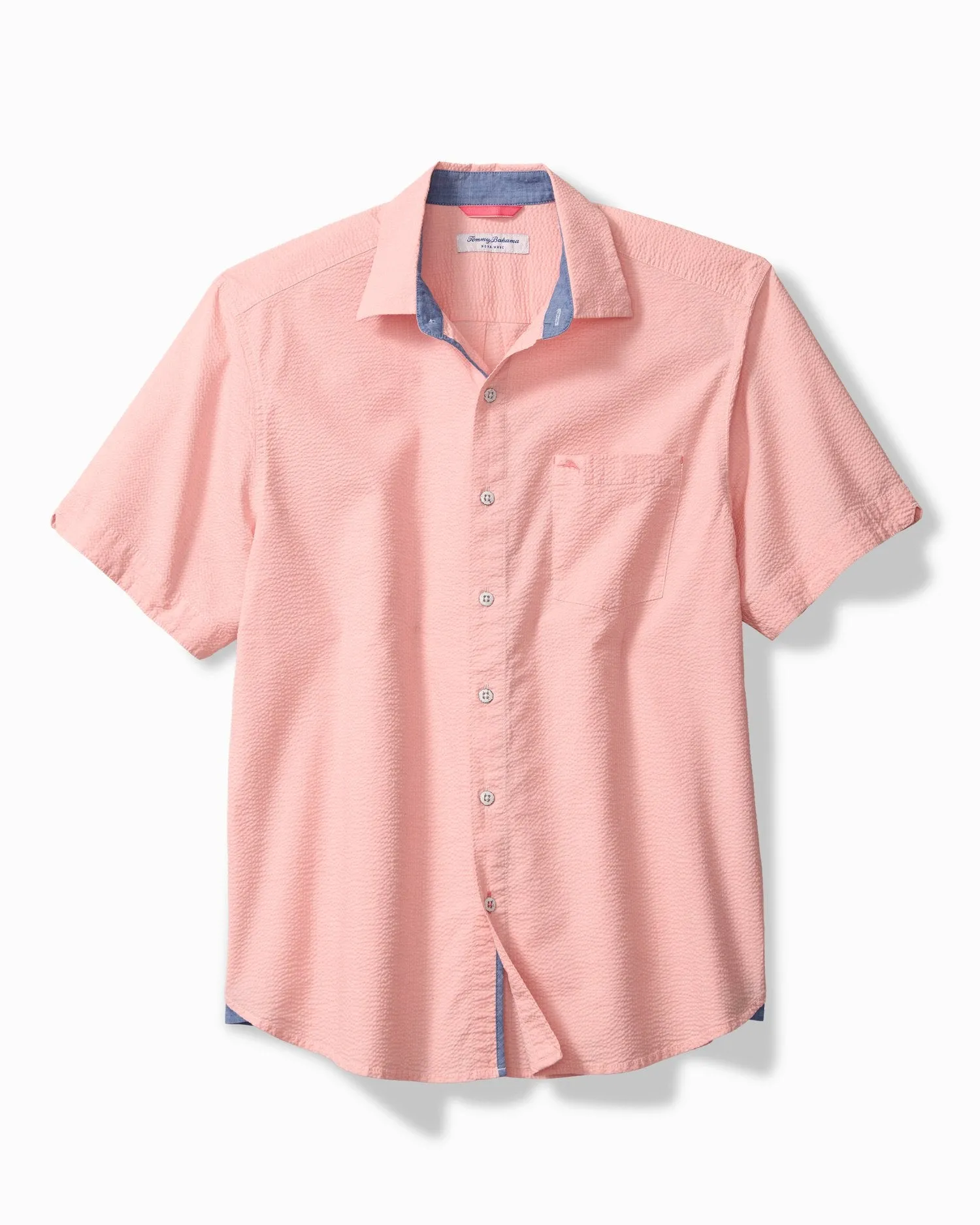 Tommy Bahama Men's Nova Wave Camp Shirt - Pure Salmon Mens Tommy Bahama