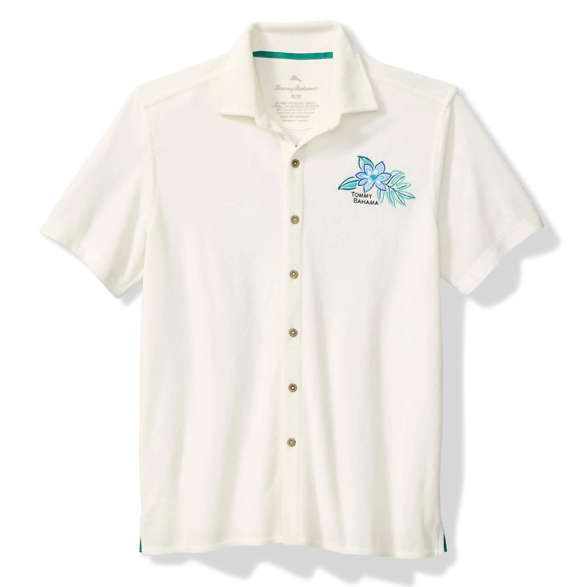 Tommy Bahama Men's Poolside Toucan Terry Camp Shirt - Continental Tommy Bahama Clothing