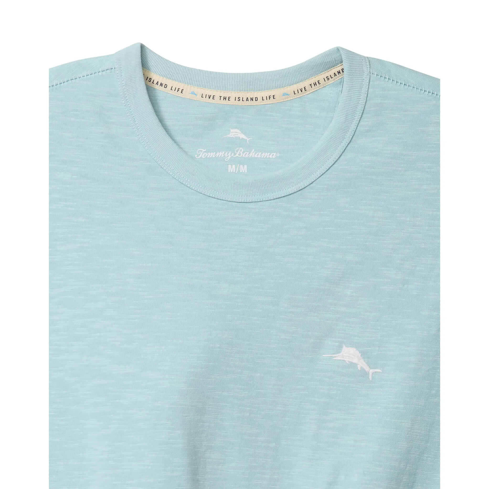 Tommy Bahama Men's Red White And Bloom Lux Long Sleeve T-Shirt - Blue Whisper Tommy Bahama Clothing