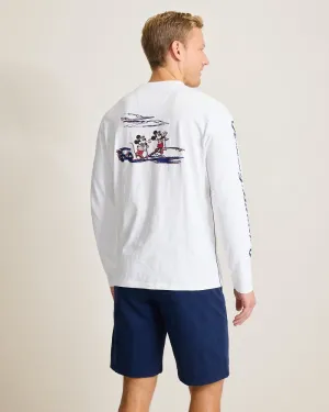 Tommy Bahama Men's Rific Time Lux Long Sleeve T-Shirt - White Mens Tommy Bahama