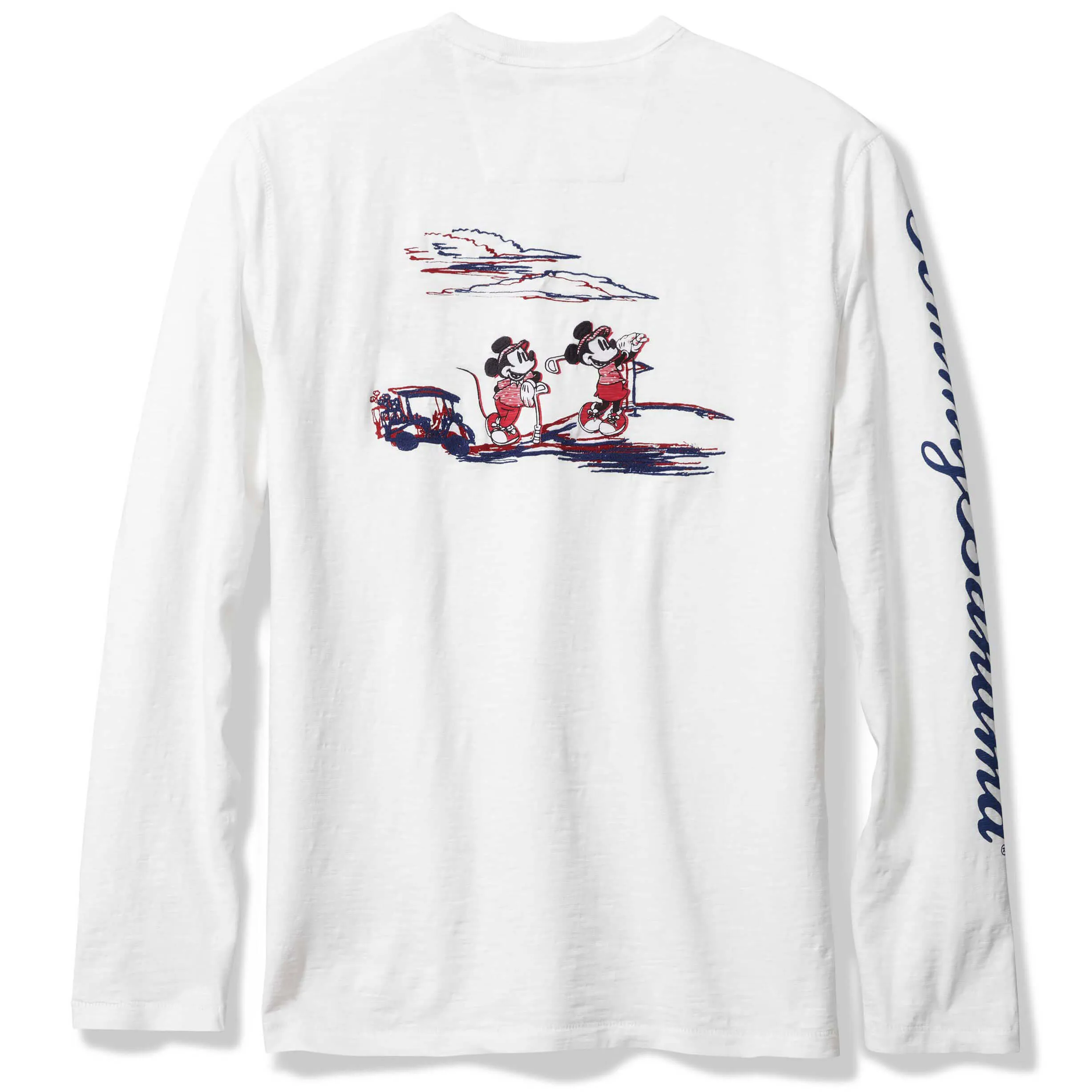 Tommy Bahama Men's Rific Time Lux Long Sleeve T-Shirt - White Mens Tommy Bahama