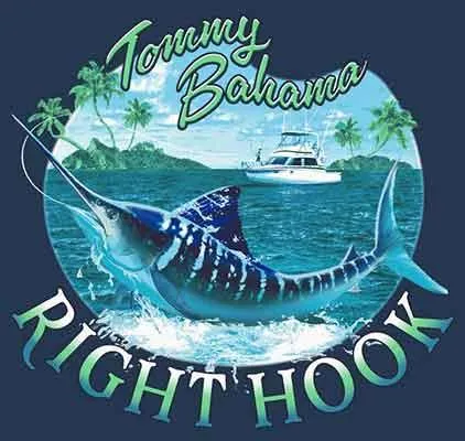 Tommy Bahama Men's Right Hook T-Shirt - Navy Heather Tommy Bahama Clothing