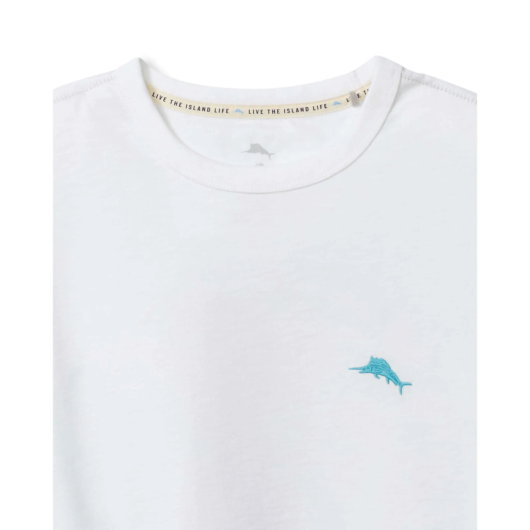 Tommy Bahama Men's Scenic To Believe It Lux Long Sleeve T-Shirt - White Mens Tommy Bahama