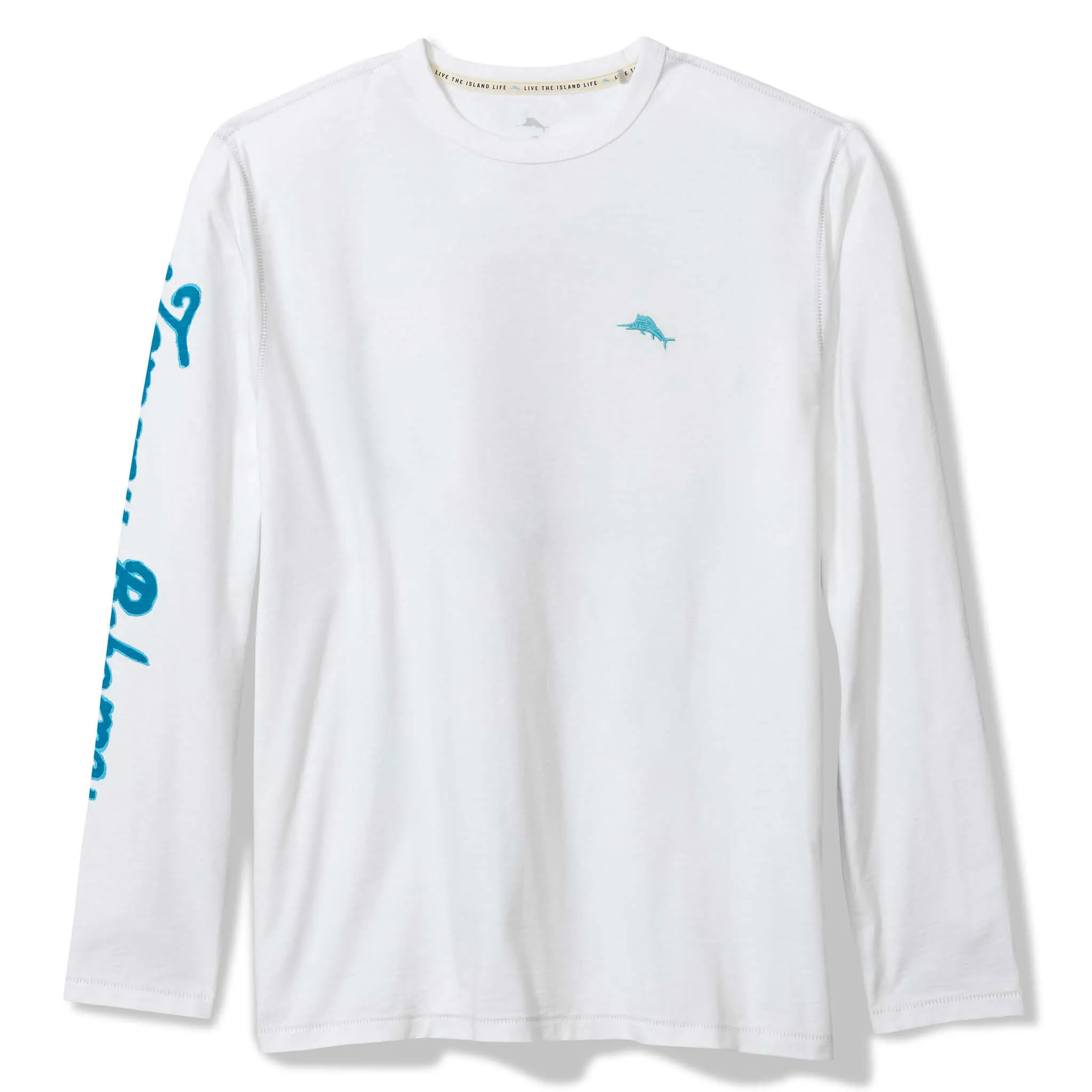 Tommy Bahama Men's Scenic To Believe It Lux Long Sleeve T-Shirt - White Mens Tommy Bahama