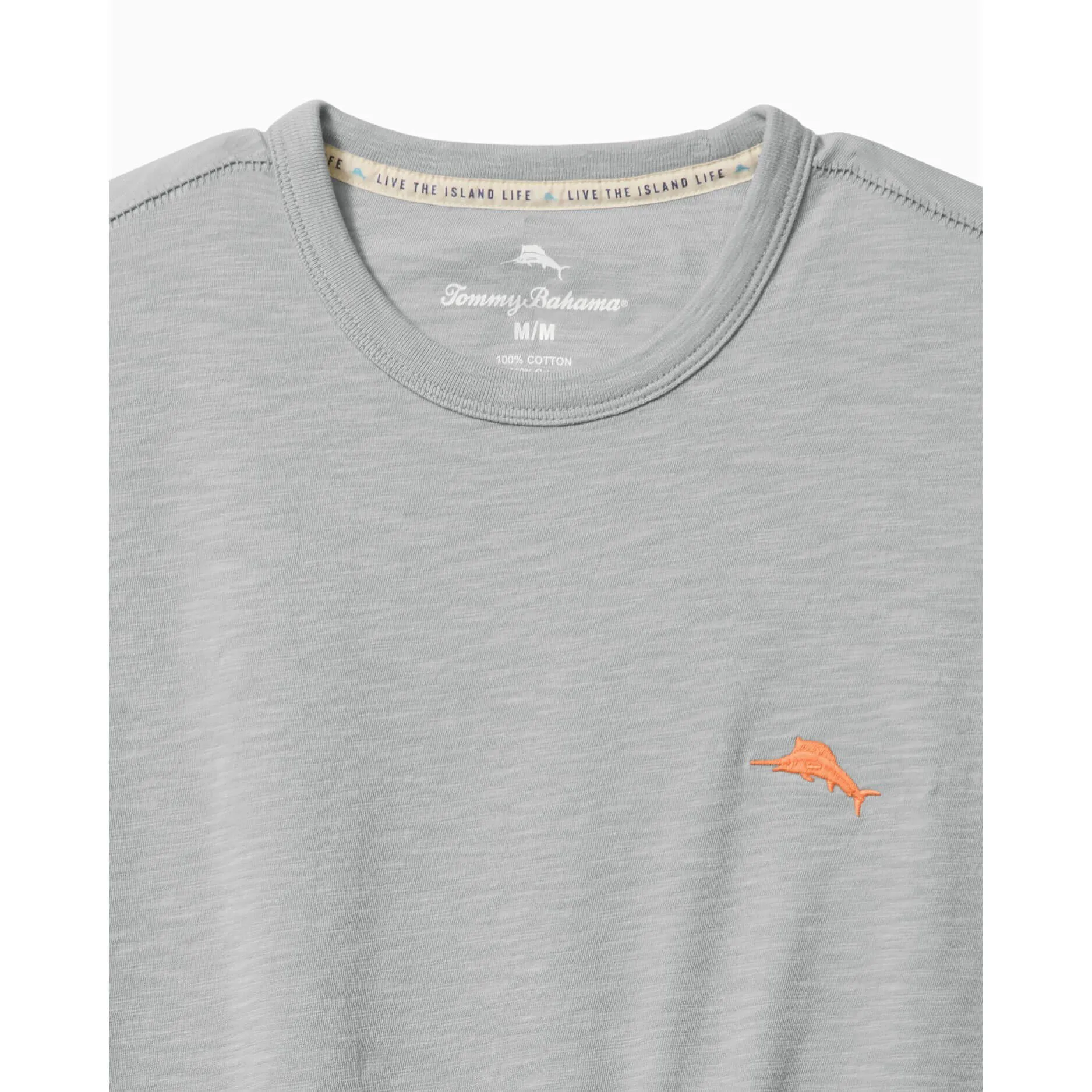 Tommy Bahama Men's Shake It Up Lux Long Sleeve T-Shirt - Ultimate Gray Tommy Bahama Clothing