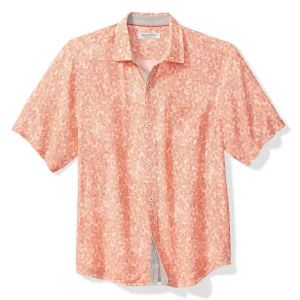 Tommy Bahama Men's Veracruz Cay Sand Dollar Camp Shirt - Dark Coral Mens Tommy Bahama