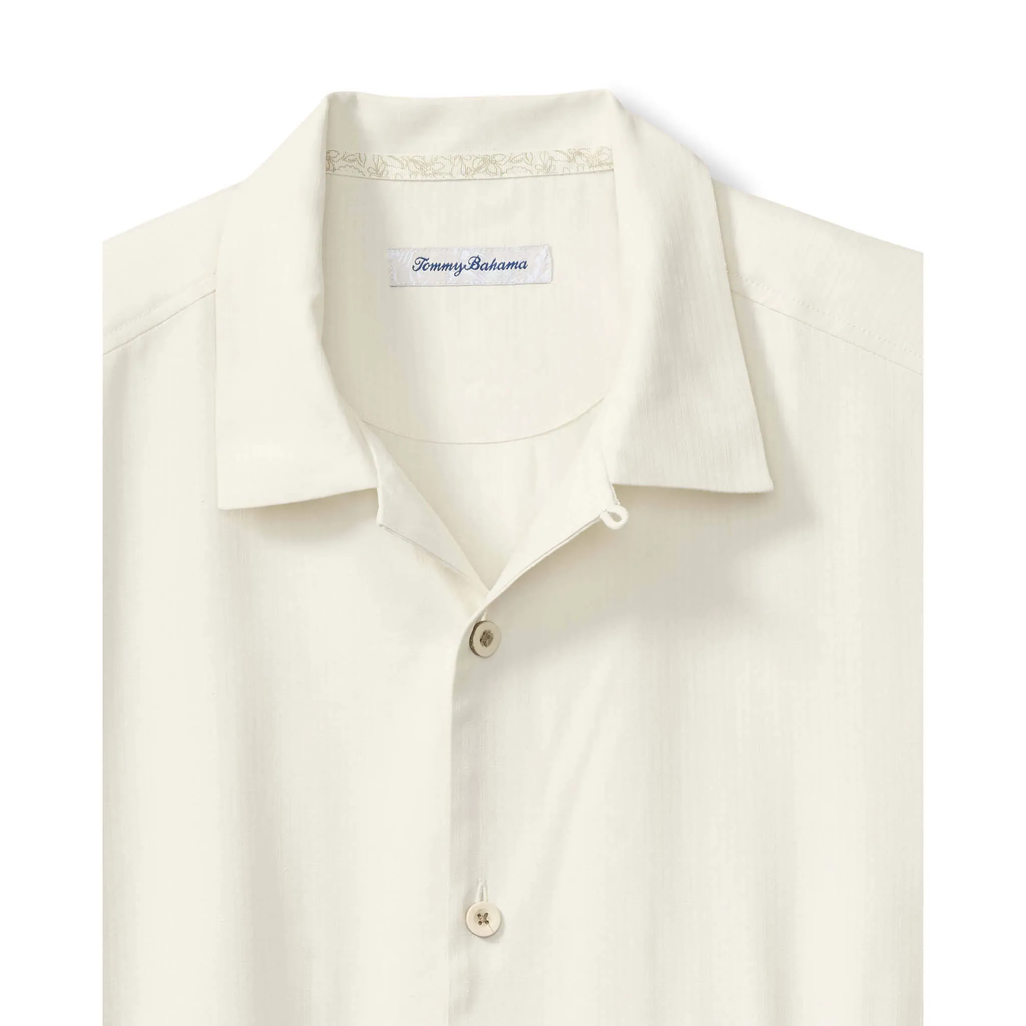 Tommy Bahama Men's Viva Paradiso Embroidered Silk Camp Shirt - Continental Tommy Bahama Clothing