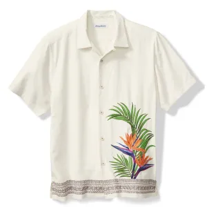 Tommy Bahama Men's Viva Paradiso Embroidered Silk Camp Shirt - Continental Tommy Bahama Clothing