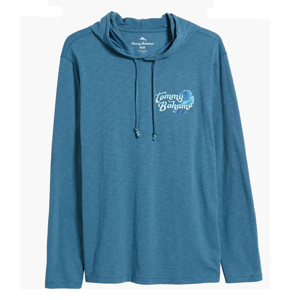 Tommy Bahama Moonlight Paradise Lux Hoodie T-Shirt - Kingfish Mens Tommy Bahama