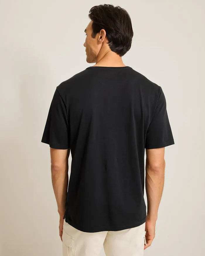 Tommy Bahama New Bali Skyline V-Neck T-Shirt - Black Mens Tommy Bahama