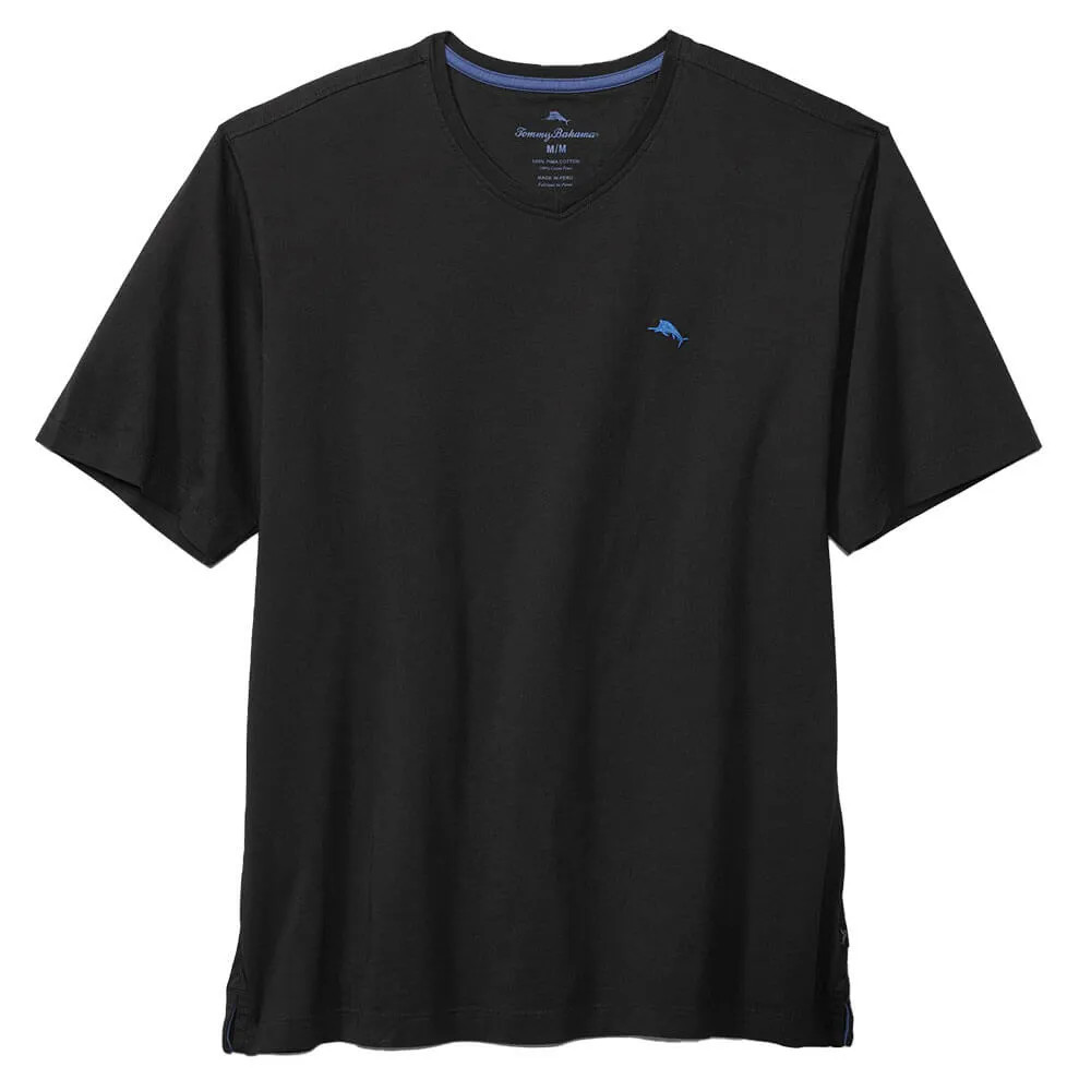 Tommy Bahama New Bali Skyline V-Neck T-Shirt - Black Mens Tommy Bahama