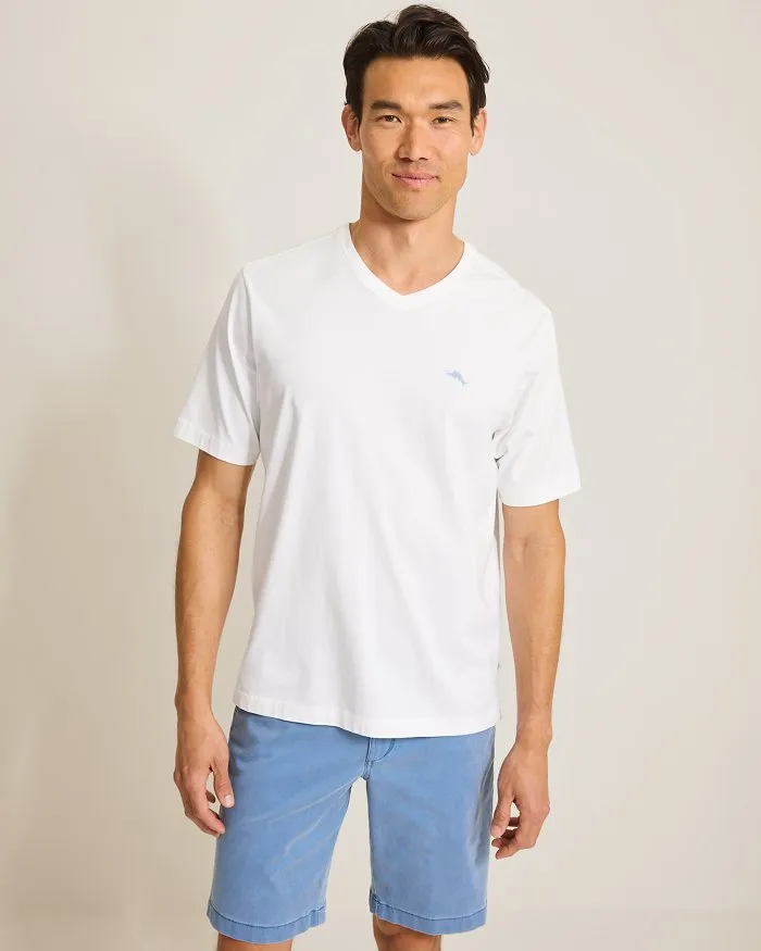 Tommy Bahama New Bali Skyline V-Neck T-Shirt - White Mens Tommy Bahama