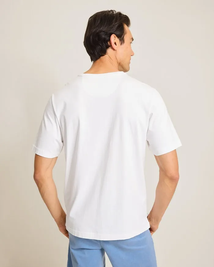 Tommy Bahama New Bali Skyline V-Neck T-Shirt - White Mens Tommy Bahama