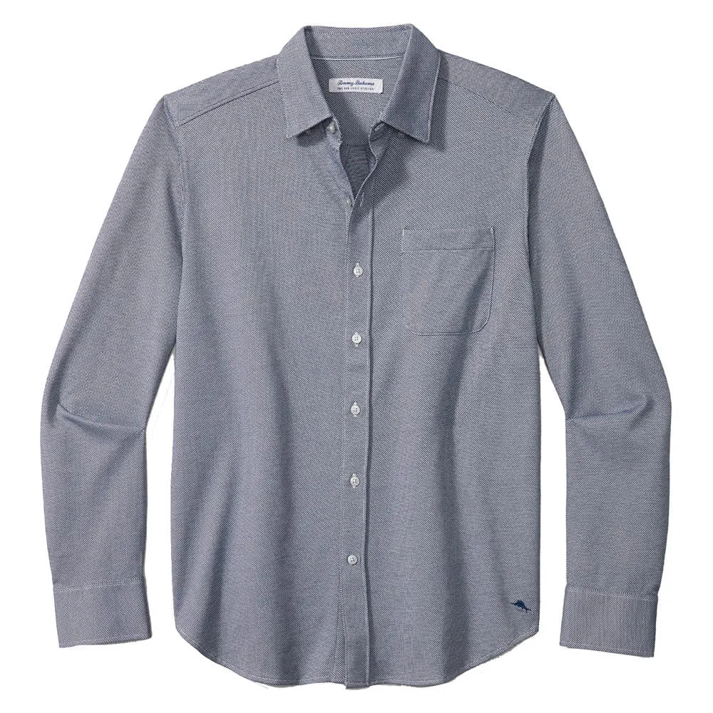 Tommy Bahama New San Lucio Stretch Sport Shirt - Bering Blue Mens Tommy Bahama
