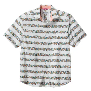 Tommy Bahama Nova Wave Down The Hatch Camp Shirt - White Mens Tommy Bahama