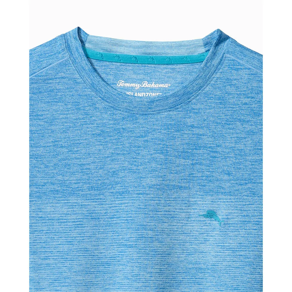 Tommy Bahama Oasis Fade Crew T-Shirt - Banff Blue Mens Tommy Bahama