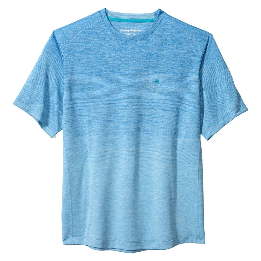 Tommy Bahama Oasis Fade Crew T-Shirt - Banff Blue Mens Tommy Bahama