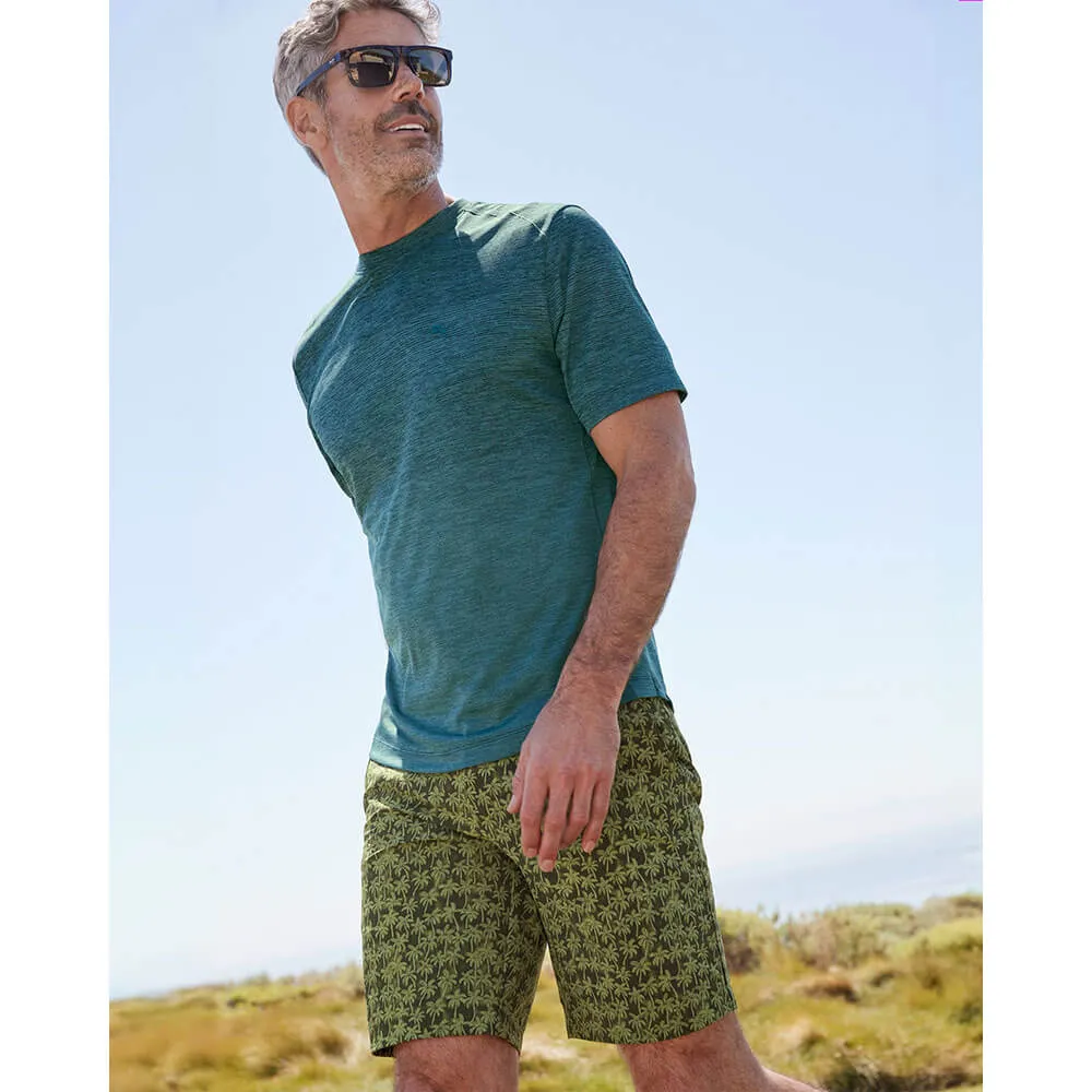 Tommy Bahama Oasis Fade Crew T-Shirt - Dark Channel Blue Tommy Bahama Clothing