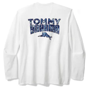 Tommy Bahama Ocean Escape Lux Long Sleeve T-Shirt - White Mens Tommy Bahama