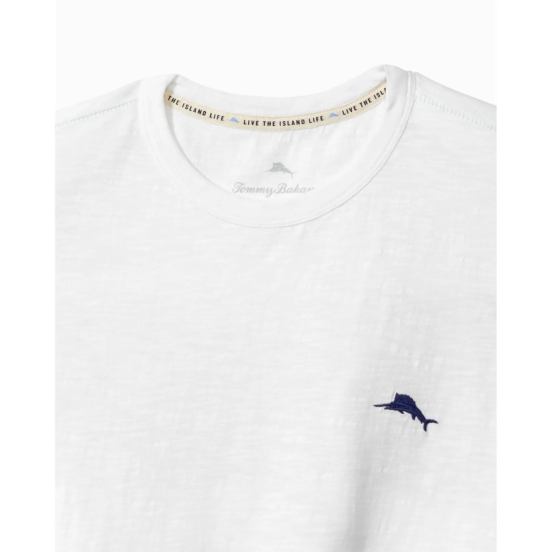 Tommy Bahama Ocean Escape Lux Long Sleeve T-Shirt - White Mens Tommy Bahama